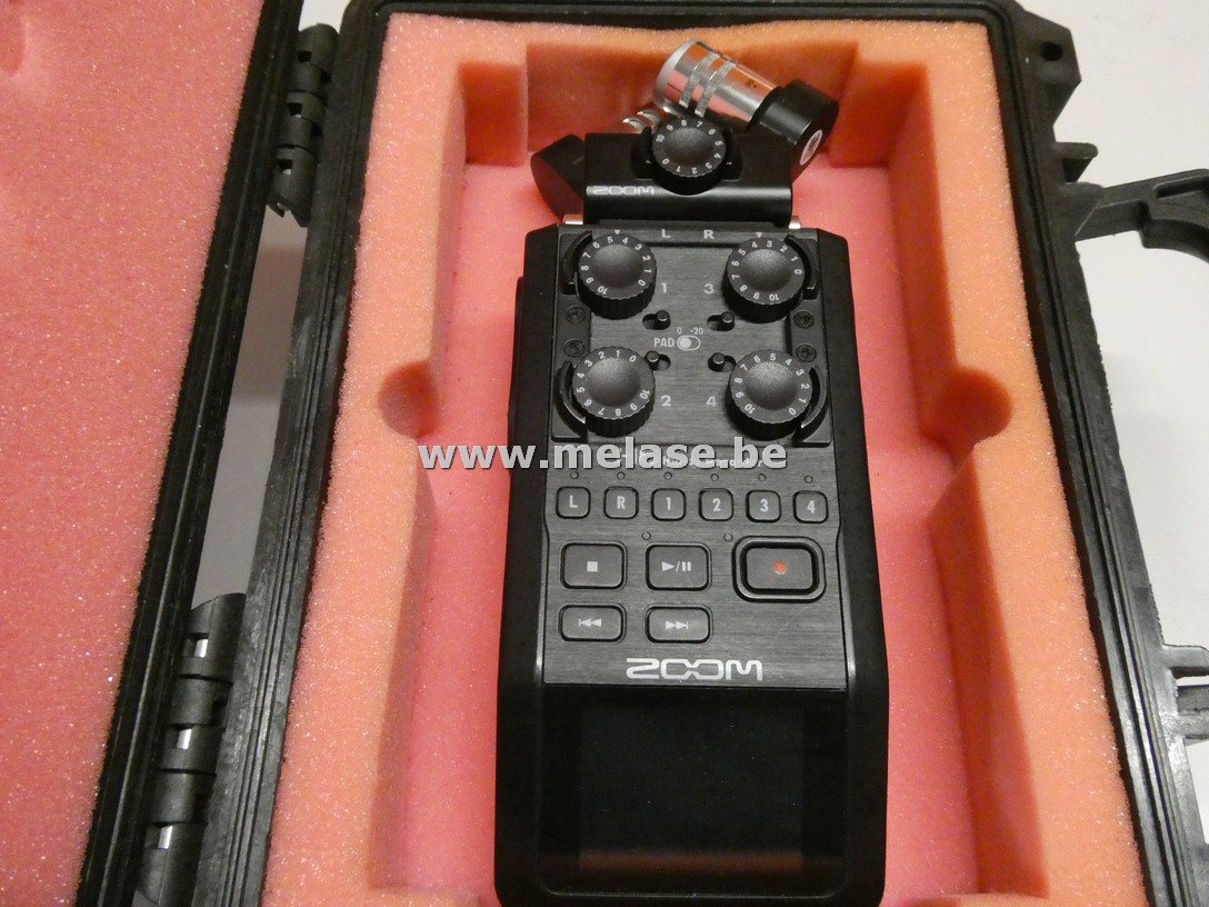 6-kanaals audio recorder "Zoom"