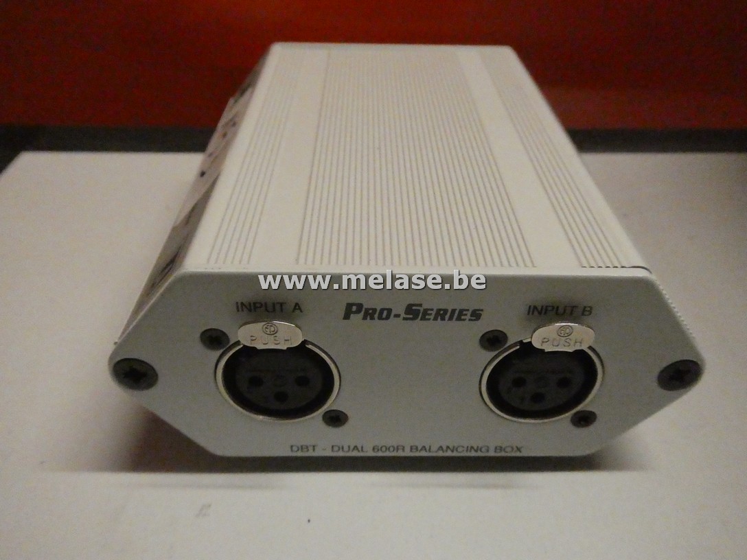 Dual 600Ω Transformer Balancing Box "LA Audio"