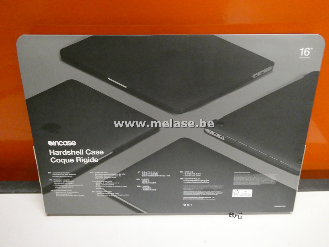 Hardcase voor 16" MacBook Pro (generatie 2019 met touchbar en enkel USB-C poorten) "Incase"