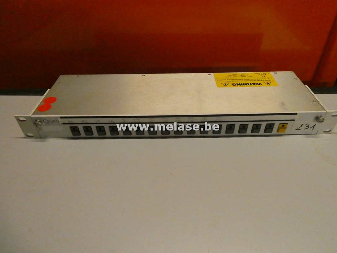 16x1 router matrix panel "Quartz"