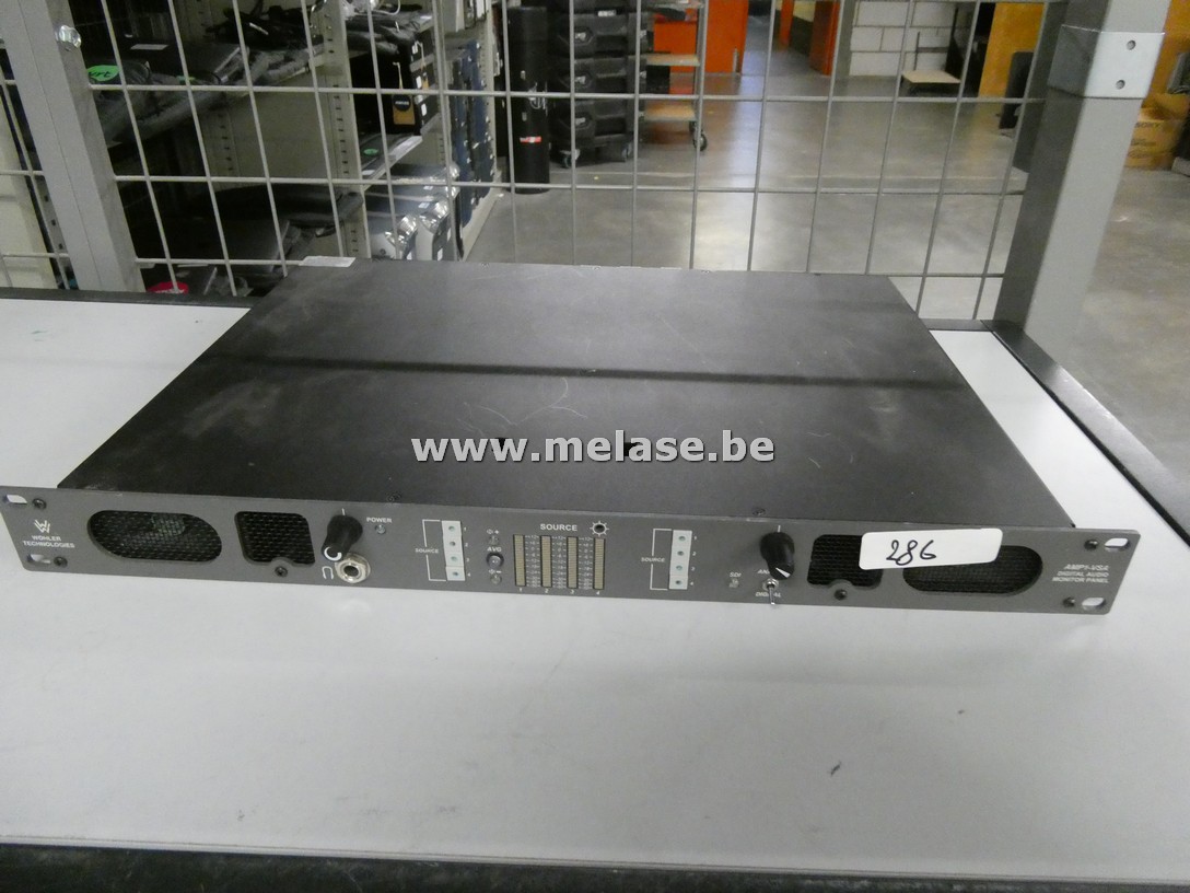 Digital audio monitor panel "Wohler Technologies"