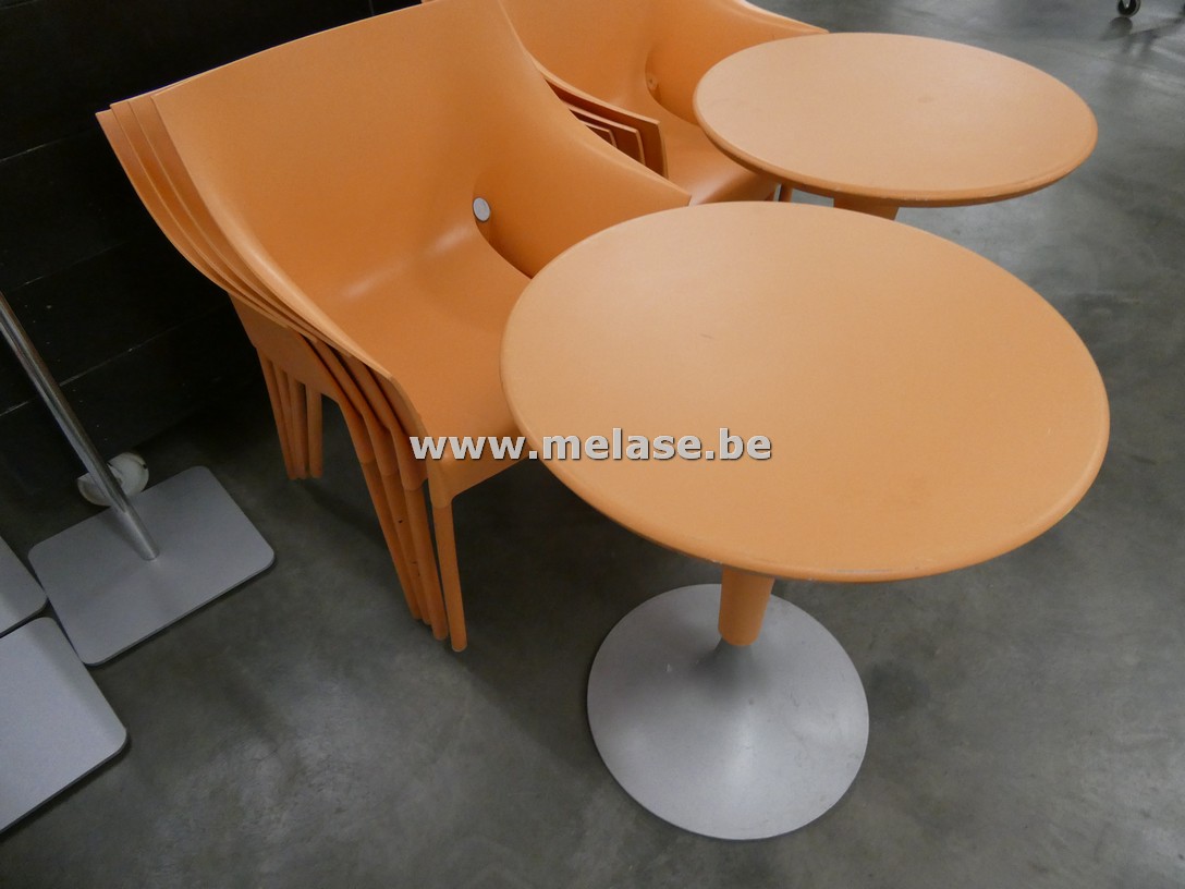 PVC armstoelen "Dr. no by Starck"