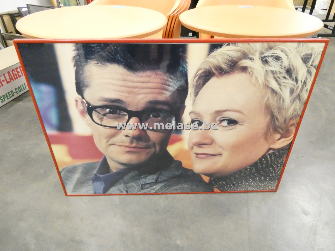 Prent in kader "Marcel Van Tilt en Leen Demaré"