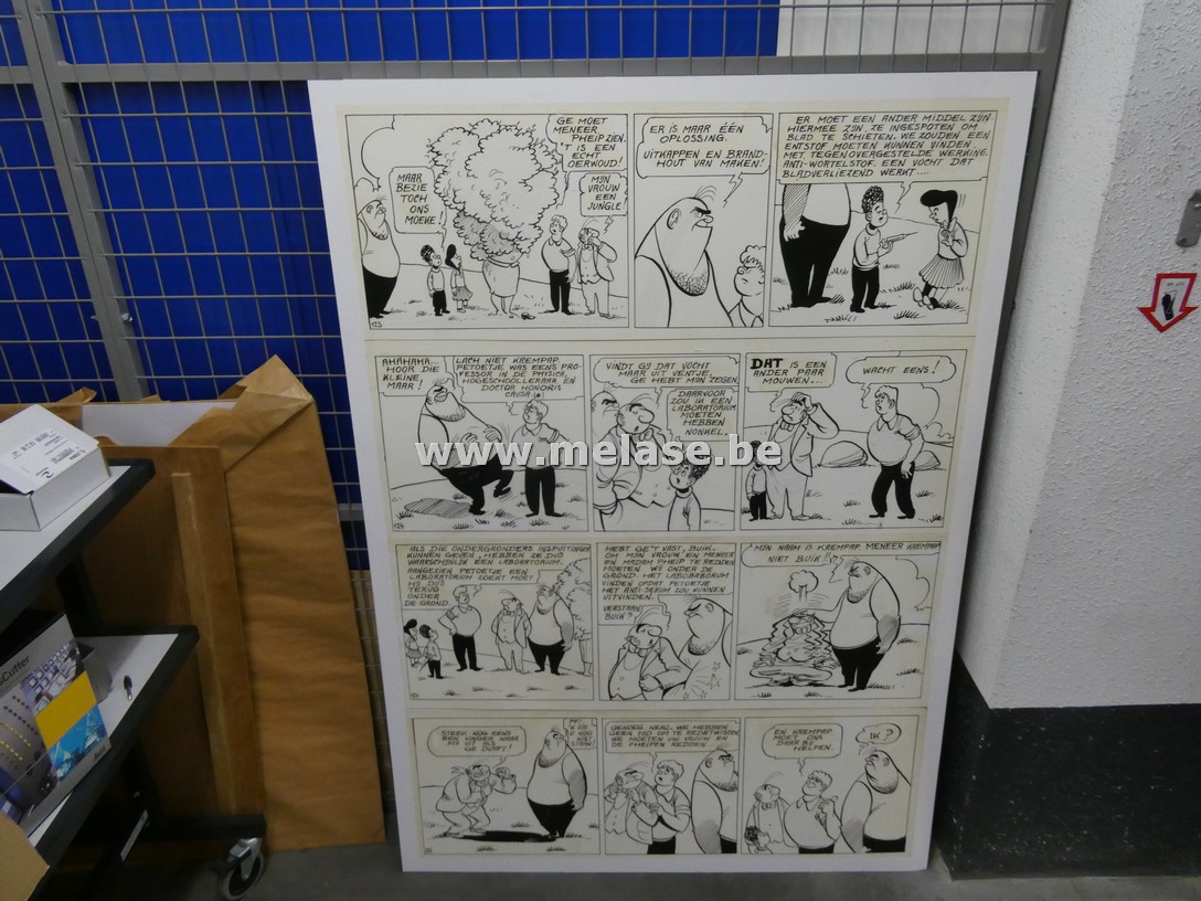 Prent in kader "Strippagina Nero"