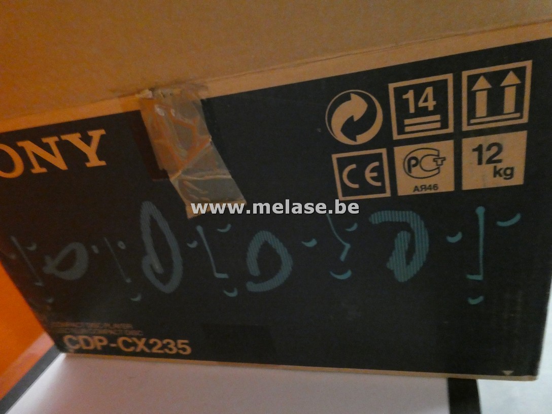 MegaStorage-cd-speler (cd 200) "Sony"