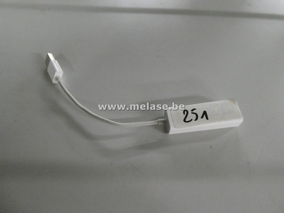 Koppelstukje USB 2.0 -> Ethernet "Apple"