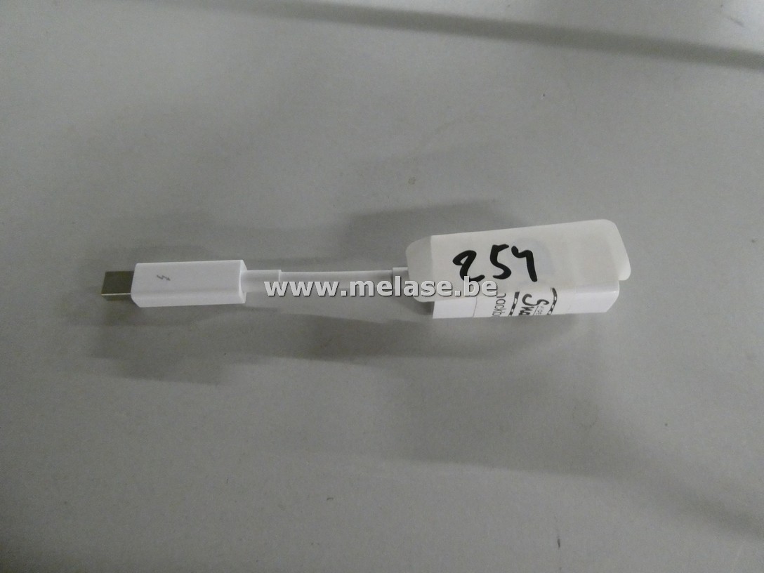 Koppelstukje Thunderbolt 1 -> gigabit Ethernet "Apple"