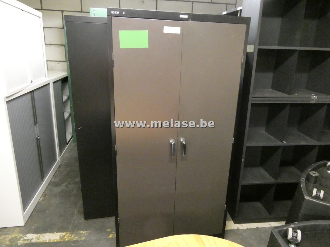 Metalen bureelkast "Mewaf - bruin"