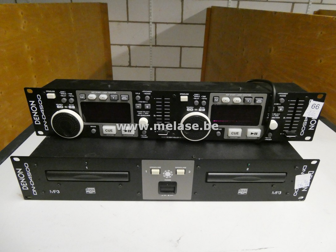 Dubbel CD-deck en DJ-controller "Denon"