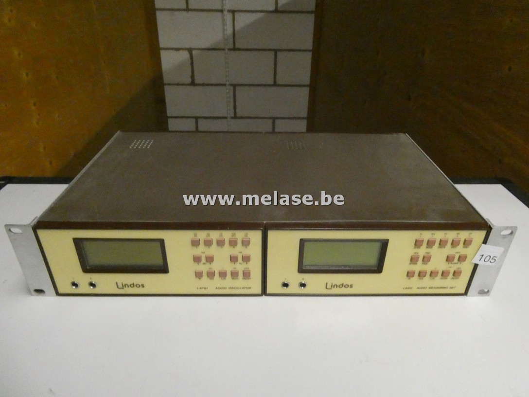 Audio oscillator en audio measuring set "Lindos"