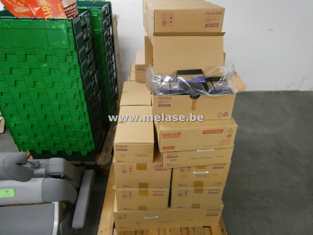 Pallet videocassettes "Fujifilm HD331 40 HDCAM"